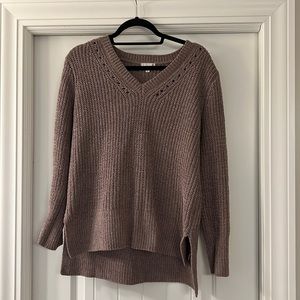 Cozy soft sweater mocha color